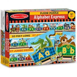 Melissa & Doug - Puzzle gigant de podea Alfabet Express