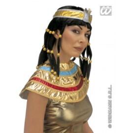 Peruca si guler Cleopatra - Set accesorii carnaval