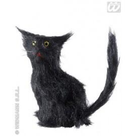 Decor Halloween - Pisica neagra 12 cm