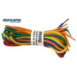 Miniland - Set 10 sireturi colorate
