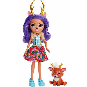 Papusa Enchantimals by Mattel Danessa Deer cu Figurina
