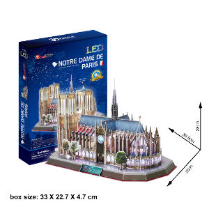 Puzzle 3D LED Notre Dame De Paris