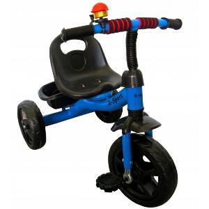 Tricicleta cu pedale R-Sport T1 albastru