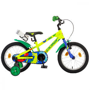 Bicicleta copii Polar Dino 14 inch verde