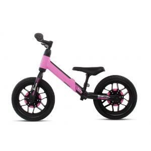 Bicicleta fara pedale si roti cu LED Sun Baby 017 Spark Pink