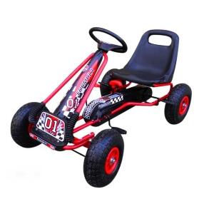 Kart cu pedale Gokart 3-7 ani roti gonflabile G1 R-Sport rosu