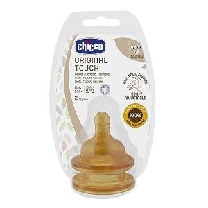 Tetina fiziologica Chicco Original Touch cauciuc flux reglabil 2 buc 2 luni+