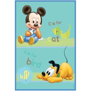 Covor copii Babies Mickey si Pluto model 308 140x200 cm Disney