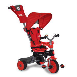 Tricicleta Baby Trike 4 in 1 Crab Red