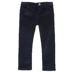 Pantaloni copii Chicco, catifea stretch, alb, 08067