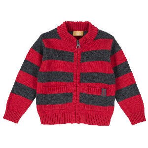 Cardigan copii Chicco, tricotat, rosu, 96910