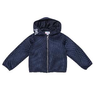 Jacheta pentru fetite Chicco, cu gluga, albastru, 96352