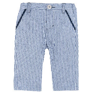Pantaloni copii Chicco, alb cu albastru, 08431