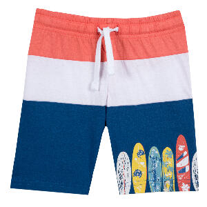 Pantalon scurt pentru plaja baieti Chicco, cu snur, albastru deschis, 52783
