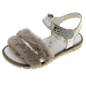 Sandale fetite Chicco Chevyl, argintiu, 61670