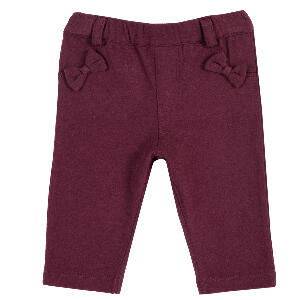 Pantaloni lungi copii Chicco, fundite decorative, 08036