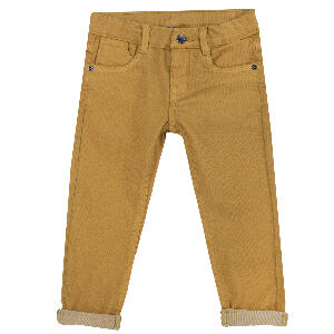 Pantalon lung copii Chicco, galben, 08272