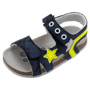 Sandale copii Chicco Herby, albastru cu model, 65762