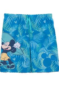 Bermude baie, Mickey Mouse, albastru cu verde