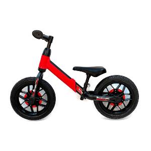 Bicicleta fara pedale DHS Baby Qplay Spark, Rosu, 12 inch