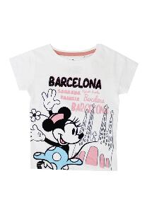 Tricou alb, Barcelona, Minnie Mouse