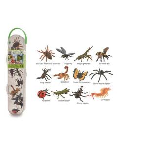 Cutie cu 12 minifigurine Insecte si Paianjeni A1106