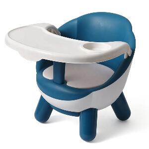 Scaun de masa inaltator Little Mom Booster Chair Blue