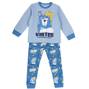 Pijama copii Chicco, 31368-61MC, Albastru