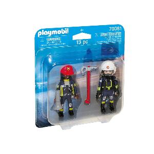 Set 2 figurine pompieri, Playmobil City Action - Fire department