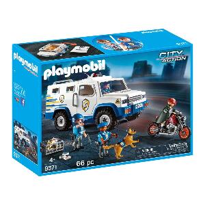 Set Playmobil City Action - Masina de politie blindata (9371)