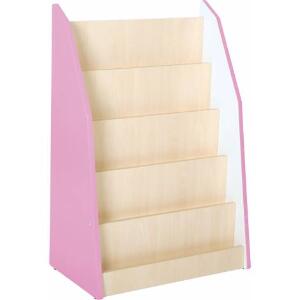 Quadro alb Biblioteca pentru gradinita culoare Roz