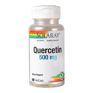 Quercetin, 500 mg, 90 capsule vegetale, Solaray, Secom