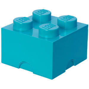 Cutie Depozitare Lego 2 x 2 Albastru Turcoaz