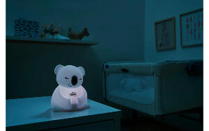 Lampa de veghe Chicco reincarcabila cu lumini multicolore Koala 0 luni+