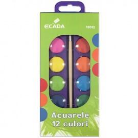 Acuarele 12 culori - Ecada