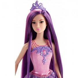Regatul parului fara de capat - Barbie Printesa Mov