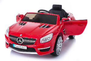 Masinuta electrica cu roti din cauciuc Mercedes Benz AMG SL63 Red