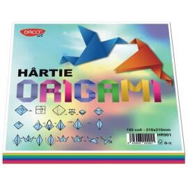 Hartie origami 21 x 21cm 100 coli
