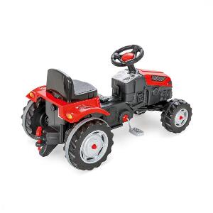 Tractor cu pedale pentru copii Active Red