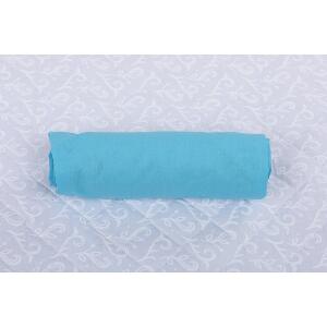 Cearceaf cu elastic pentru patut de 120x 60 cm bleu