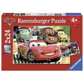 Puzzle cars 2x24 piese