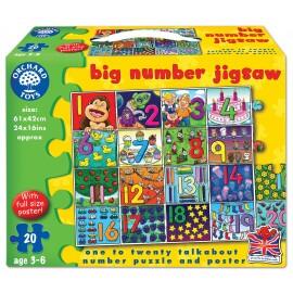 Puzzle de podea Invata numerele (de la 1 la 20) BIG NUMBER JIGSAW