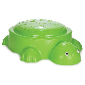 Cutie de nisip Turtle Light Green