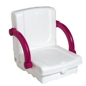 Inaltator scaun de masa portabil white tender rose silver KidsKit