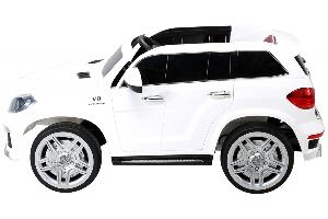 Masinuta electrica cu telecomanda si roti din cauciuc Mercedes GL63 White