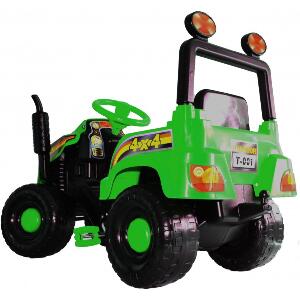 Tractor cu pedale Mega Farm green