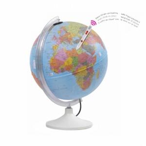 Glob pamantesc interactiv Parlamondo 30 cm, cu creion vorbitor