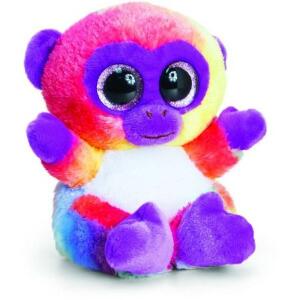 Maimutica de plus Animotsu Rainbow Monkey 15 cm Keel Toys