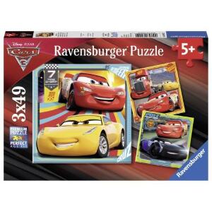 PUZZLE CARS, 3x49 PIESE