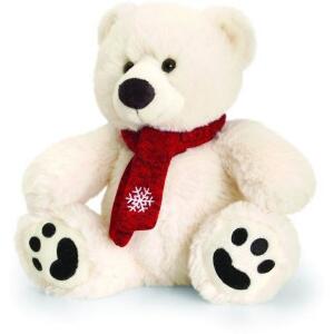 Ursulet polar cu fular 20 cm Keel Toys